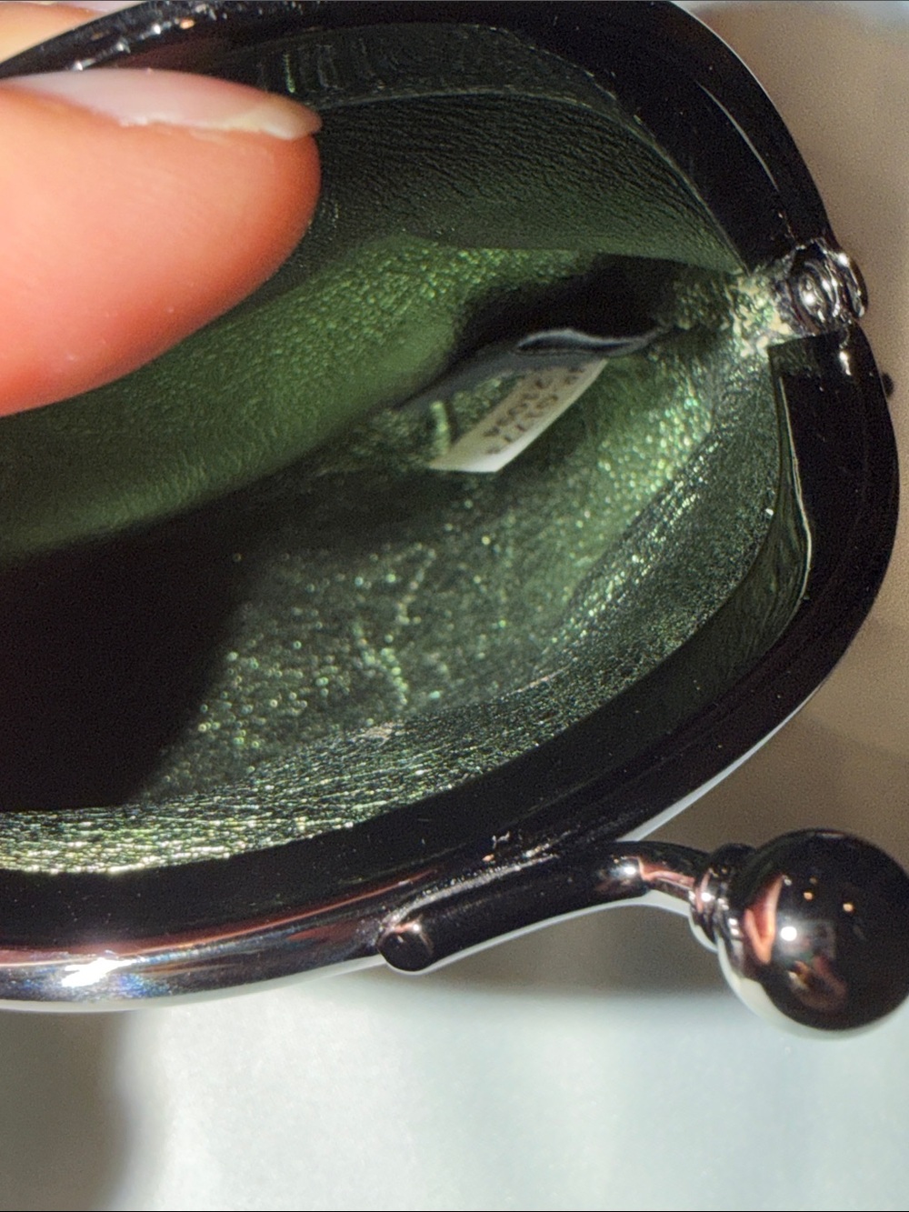 Coach Green leather Froggy Coin Case - Picture 10 of 12